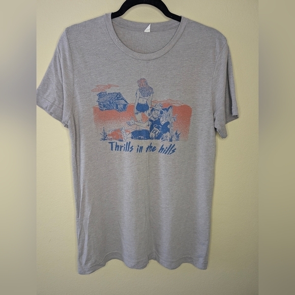 unknown Other - Casual-comedy Gray Graphic Tee size medium Brand Unkown